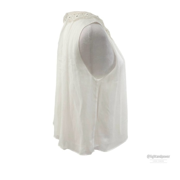 Alice & Olivia Stacey Bendet Lace & Silk Top NWT - Picture 4 of 12
